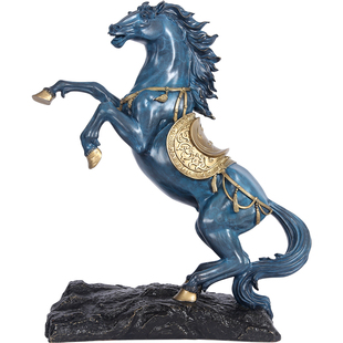 黄铜马摆件马到功成家居办公室装饰品摆设公司开业乔迁送礼品