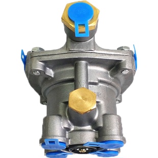 原装瑞立SORL适配中集半挂车通用美式四孔超前同步紧急刹车继动阀