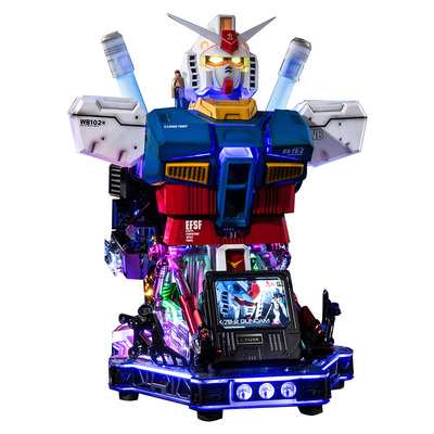 fuxk高达rx-78分体水冷电脑主机