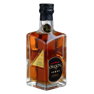 张裕五星珍藏版白兰地 40度国产白兰地50mL 小酒版 非卖品