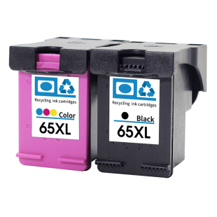适用于惠普65墨盒惠普HP65XL墨盒HP2652 2655 2620 3720 3721 3722 3723 3752 3755 5020 5055打印机易加墨