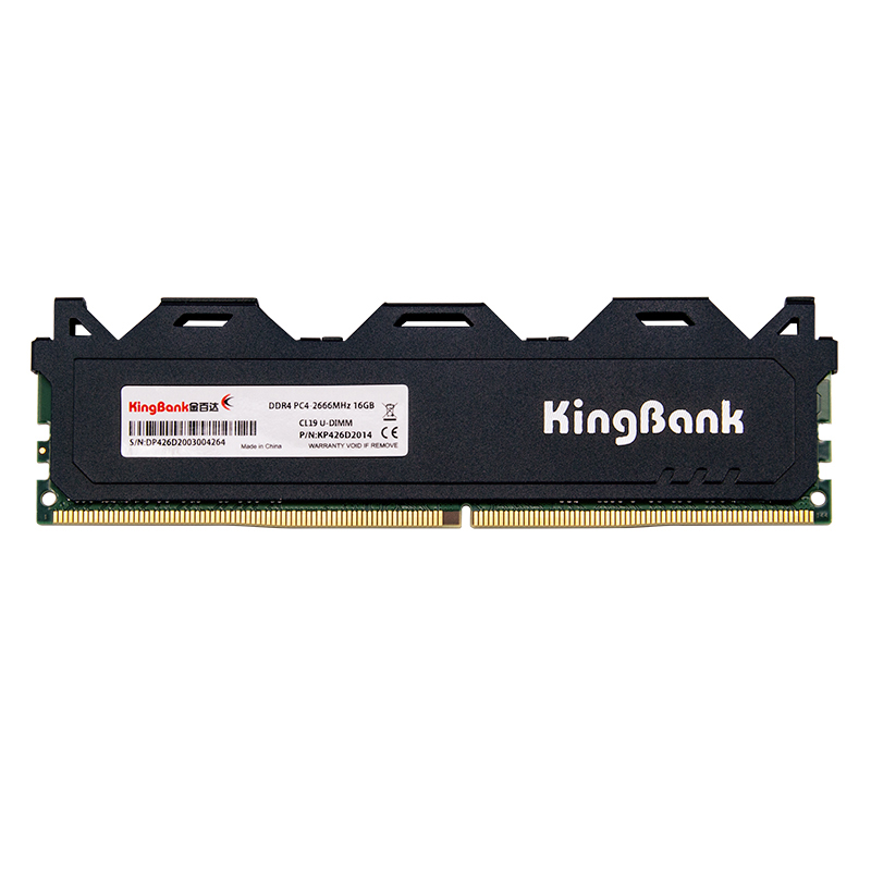 KINGBANK金百达4G2666 8G2666 16GB台式机内存条DDR4 1600双通道