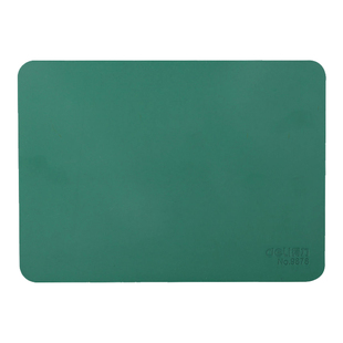 得力软印章垫盖章垫子加厚大号方形软胶印垫财务用印章垫板双面绿色敲章垫垫板会计银行便携胶皮橡胶垫印台垫