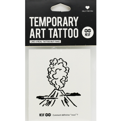 NEUF弗 独家创意防水纹身贴《小火山的爆发》无穷力量瞬间爆发