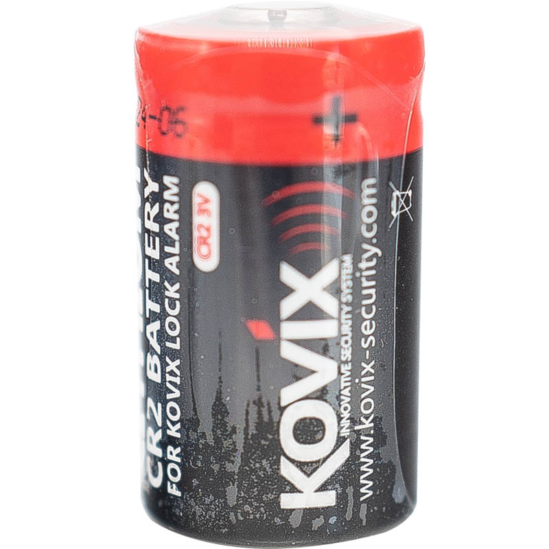 原裝KOVIX系列摩托車報警碟剎鎖鋰電池一節(jié)約用7至10個月CR2 3V