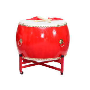 真牛皮大鼓龙鼓中国鼓堂鼓开业鼓演出红战鼓实木鼓威风鼓乐器鼓