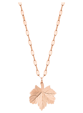 枫叶项链2020年新款女钛钢嘻哈风ins冷淡风锁骨链潮网红简约气质