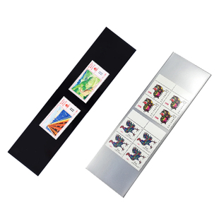 lighthouse德国灯塔HAWID双层邮票护邮袋OPP塑质进口透明黑底多规格集邮保护袋/专用裁剪刀