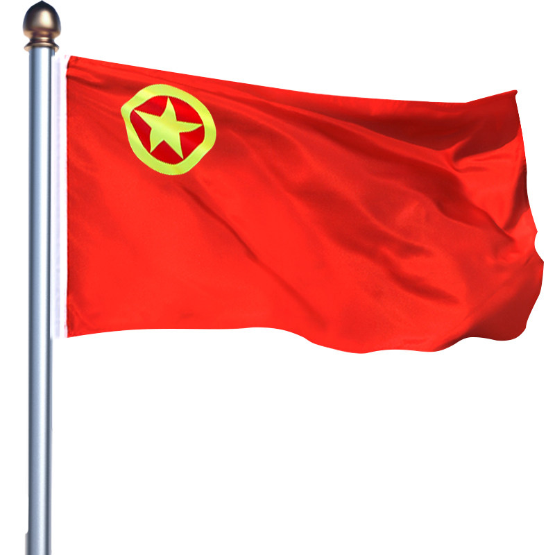 中国共青团团旗定做标准防水手持
