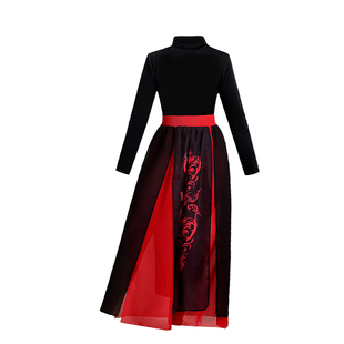 青春有你2芒种同款中国风演出服女团现代舞蹈服古典扇子舞表演服