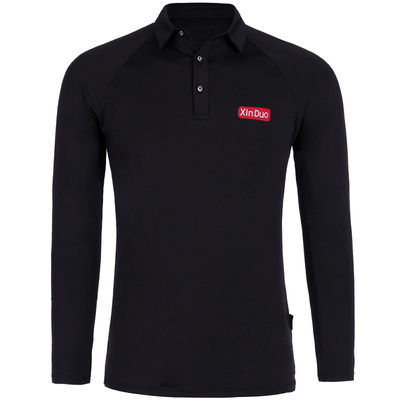 新朵摩登舞上衣男士长袖国标舞服