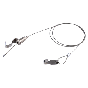 贸驰客厅挂画轨道侧装墙画线铝合金路轨可调节钢丝绳挂画轨挂画线