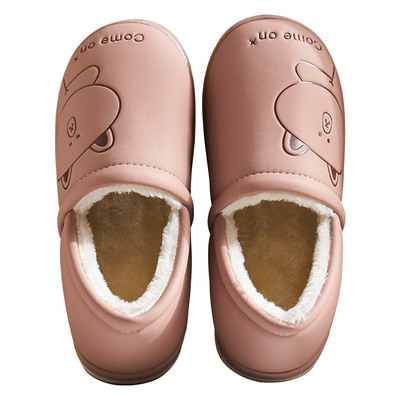 棉拖鞋厚底保暖防滑防水