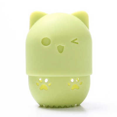 猫咪软硅胶带盖透气美妆蛋