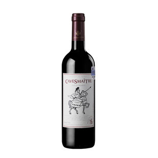 【品牌正品】法国进口红酒卡斯特龙骑兵干红葡萄酒VDF餐酒单瓶