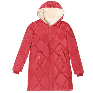 新款妈妈冬装棉衣外套加绒加厚中长款保暖棉服中老年女装宽松棉袄