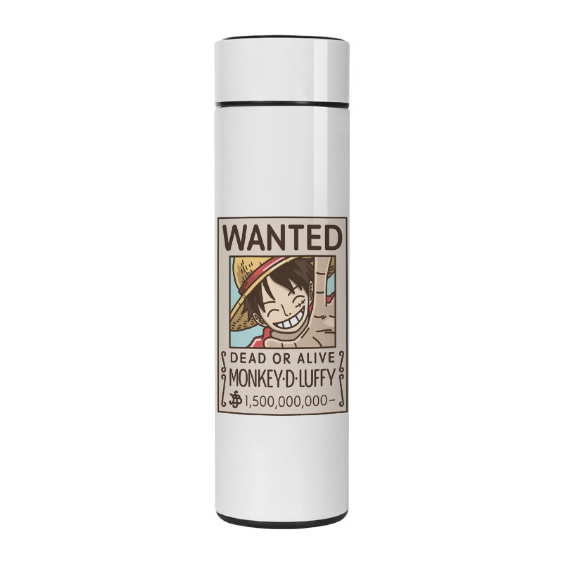 海贼王杯子智能保温杯周边定制水杯动漫日系男款大容量测温度显示