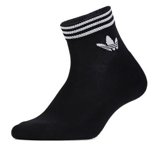Adidas男女运动休闲短袜子黑白经典AZ5523 AZ6288 EE1153 EE1154