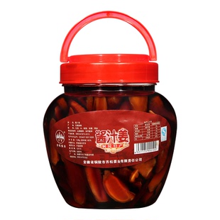 齐松安徽特产铜陵白姜酱汁生姜原产地腌制罐装糖醋酸甜泡嫩仔姜芽