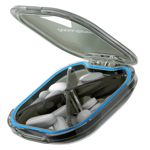 日本便携式分装小药盒迷你女随身密封药片药丸首饰收纳一周早中晚