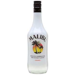 Malibu马利宝椰子朗姆酒利口酒烘焙甜品鸡尾调酒基酒洋酒正品行货