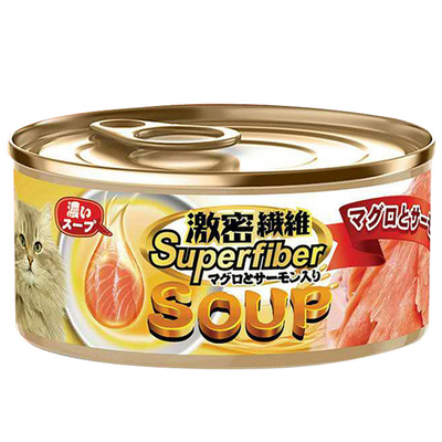 激密纤维80g*24高汤整箱猫罐头