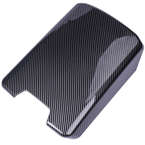 适用于19-24款奥迪A6L中央扶手箱套垫子保护套装饰盖内饰改装用品