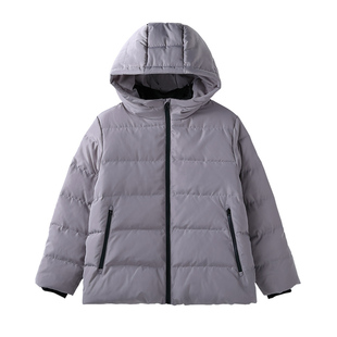 胖女童羽绒服中大童宽松加肥加大加厚保暖冬装胖女孩短款连帽外套