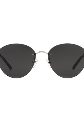 Fakeme时尚墨镜女椭圆