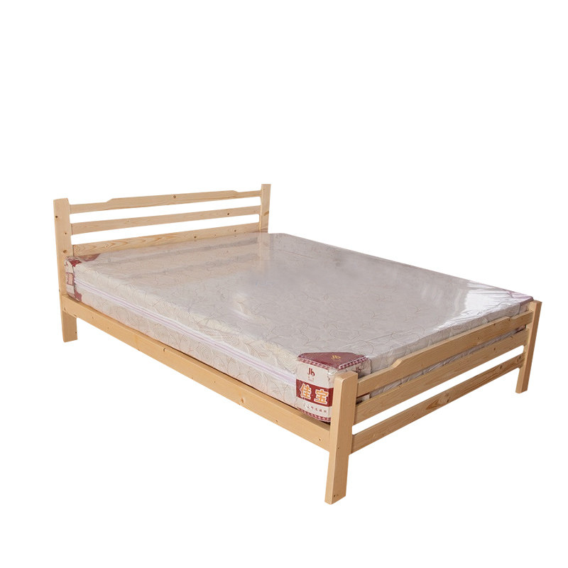 冲冠特价 环保白松木单人床 实木硬板床 架子床 平板床 多规格