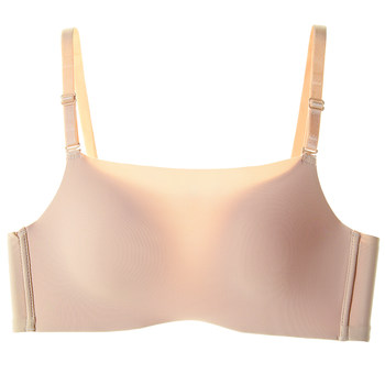 Trayless bra underwear for women without steel rings and anti-exposure gathering and wrapping bra set summer small breast bra thin style