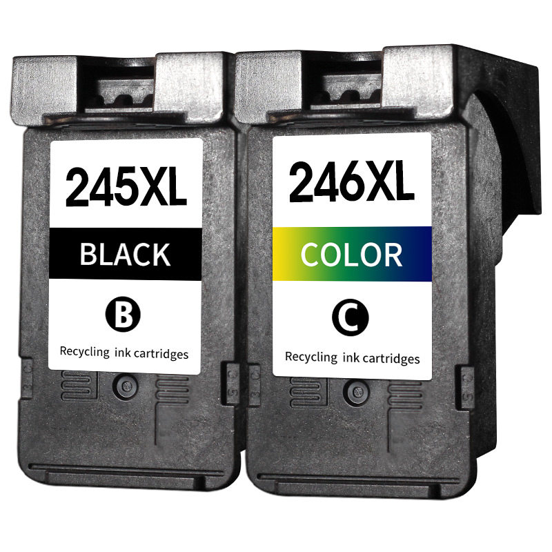 适用佳能PG245墨盒canon CL246 PG243 CL244 MG2920 2922 3022 3020 2420 2520 MX492 ts3120打印机黑色彩色