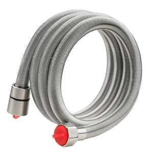 SUS304不锈钢淋浴管弹簧伸缩花洒管1.5米洗澡用喷头软管2米冲凉管