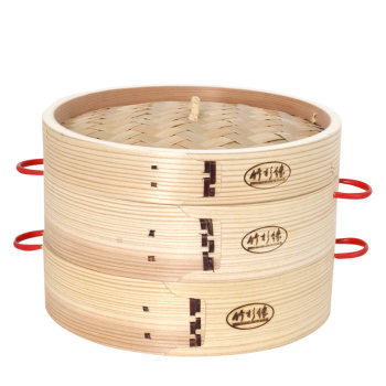 Wood steamer household traditional hand-crafted bamboo