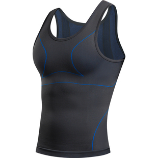 收腹背心男士束身衣修身紧身束腰束身藏肉神器冬季保暖塑身衣上衣