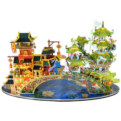 拼界王国断桥相会月宫立体拼图