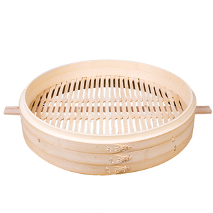 大号蒸笼盖70特大号大蒸笼商用蒸锅笼屉防烫竹蒸笼家用竹屉蒸包子