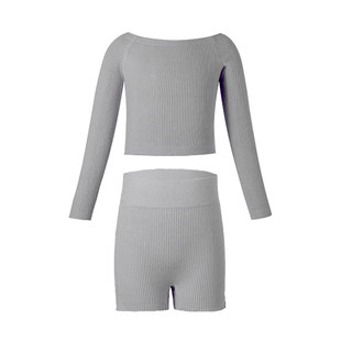 秋冬舞蹈毛衣女芭蕾练功服成人保暖小披肩体操服外搭长袖上衣外套