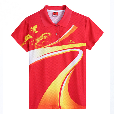 速干短袖晋冠透气健身操男女