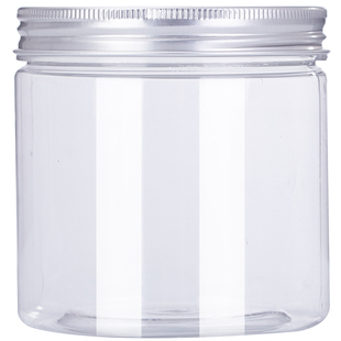 50铝盖透明塑料瓶食品包装密封罐烘焙饼干瓜子细长花茶储物小号盒