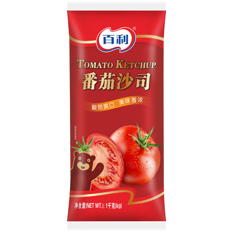 百利番茄沙司1kg意面披萨汉堡酱