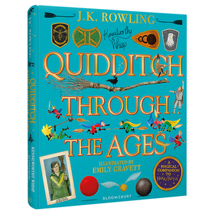 英国彩绘版 神奇的魁地奇球 Quidditch Through the Ages 英文原版 Harry Potter 哈利波特外传 J.K.罗琳 Emily Gravett插画
