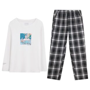 【特惠专区】红豆睡衣纯棉男女长袖短袖春秋夏季薄睡裙家居服套装