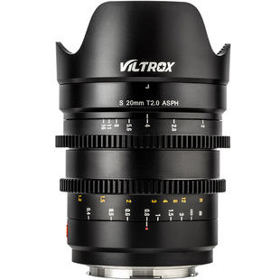 唯卓仕S 20mm T2.0 FE/L卡口全画幅微单相机超广角大光圈电影镜头