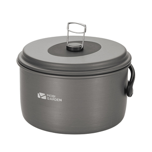 牧高笛户外露营用品野营炊具锅具炊具便携野炊锅户外锅套锅铝2.2L