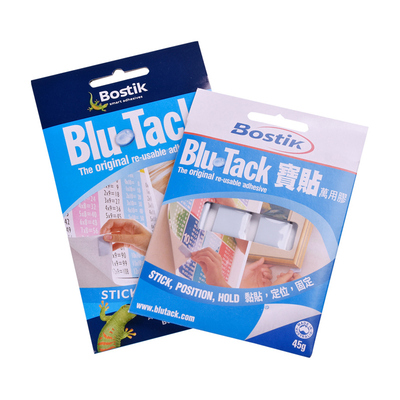 bostik照片墙气球海报黏土蓝丁胶