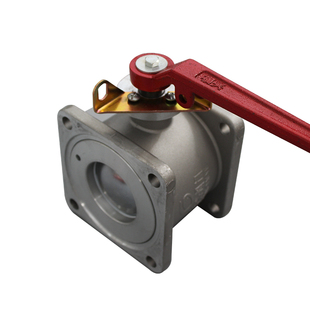 洒水车球阀油罐车槽车球阀铝合金方圆法兰球阀油罐卸油口球阀配件