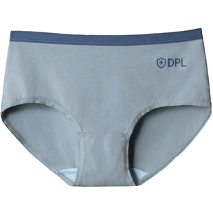 DPL 纯棉抗菌无痕女士内裤全棉大码少女黑色舒适中腰性感裸感抑菌