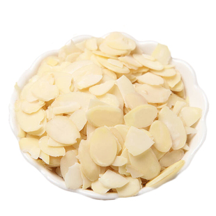 原味扁桃仁片500g生杏仁片烘焙雪花酥糯米船专用材料巴旦木仁片
