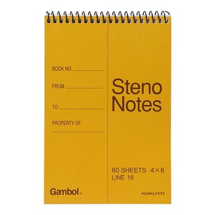 日本KOKUYO国誉A5A6Gambol渡边螺旋上翻线圈笔记本竖翻本速记本加厚活页分栏口译单词本随身便携小本子批发